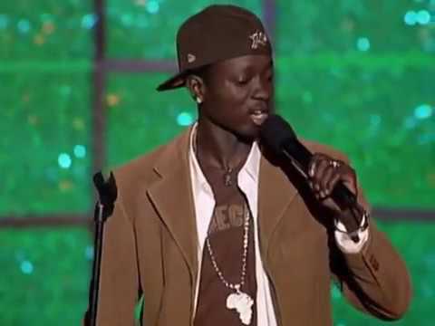 Michael Blackson on stage